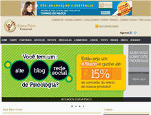 Tablet Screenshot of educapsico.com.br
